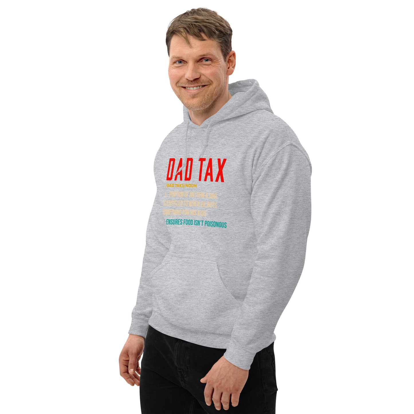 Definition of Dad Tax Hoodie - Color: Black
