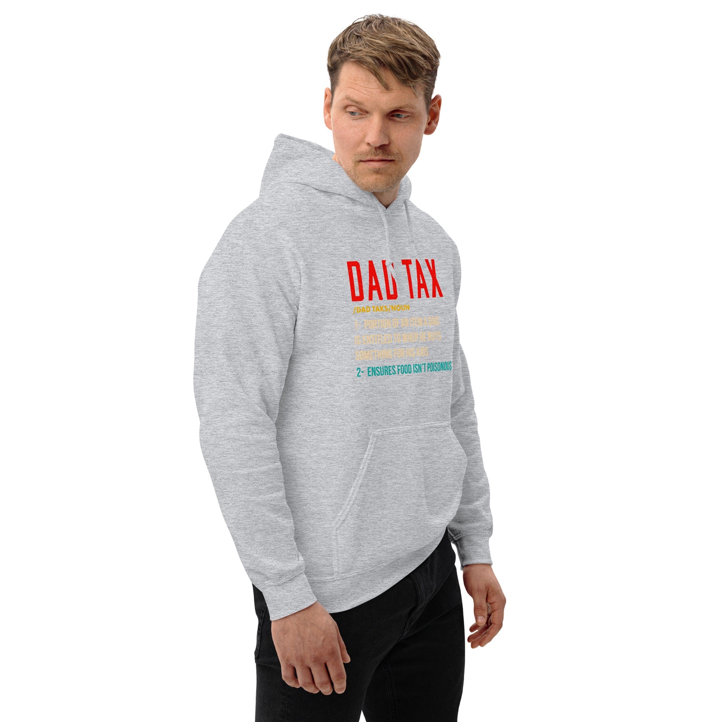 Definition of Dad Tax Hoodie - Color: Black