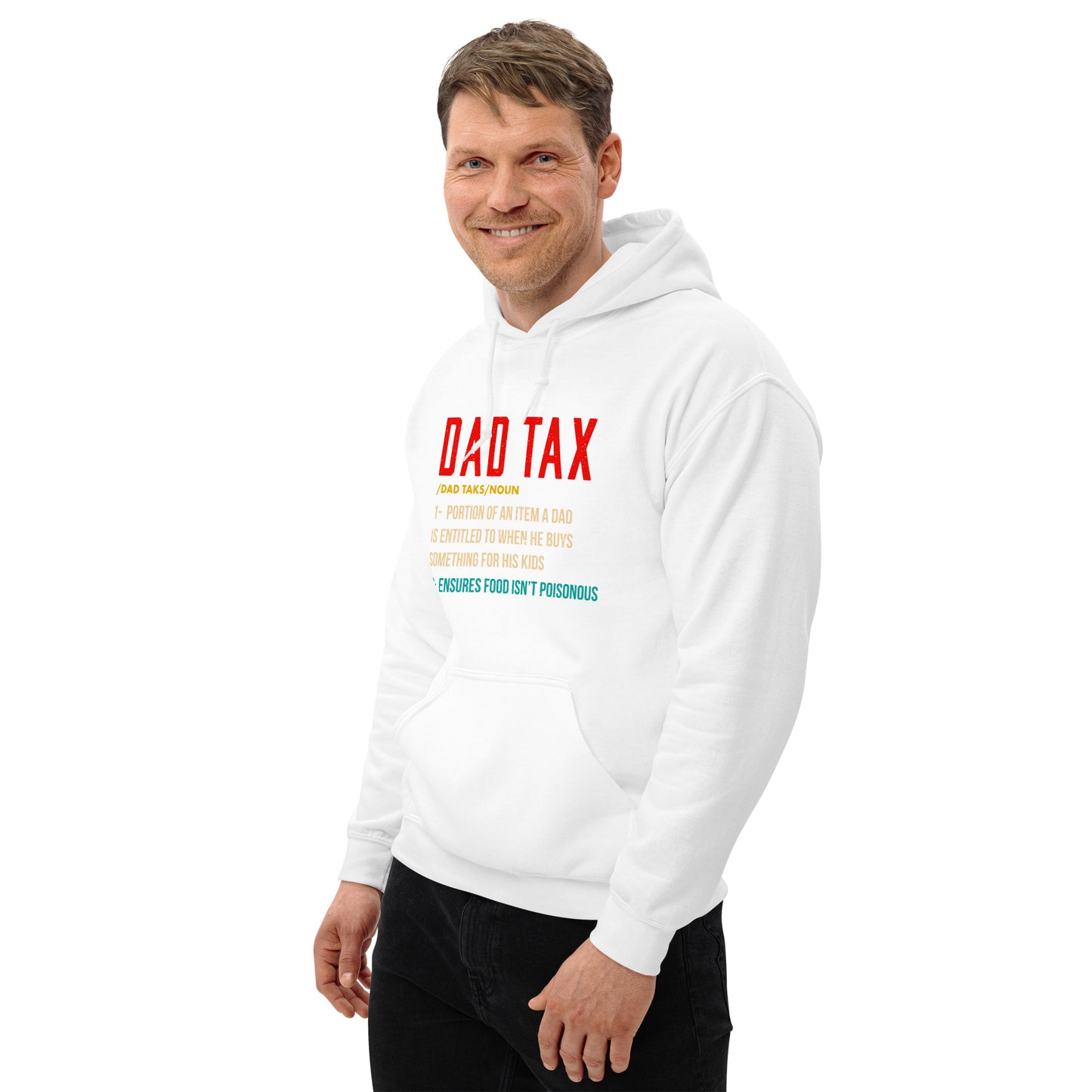 Definition of Dad Tax Hoodie - Color: Black