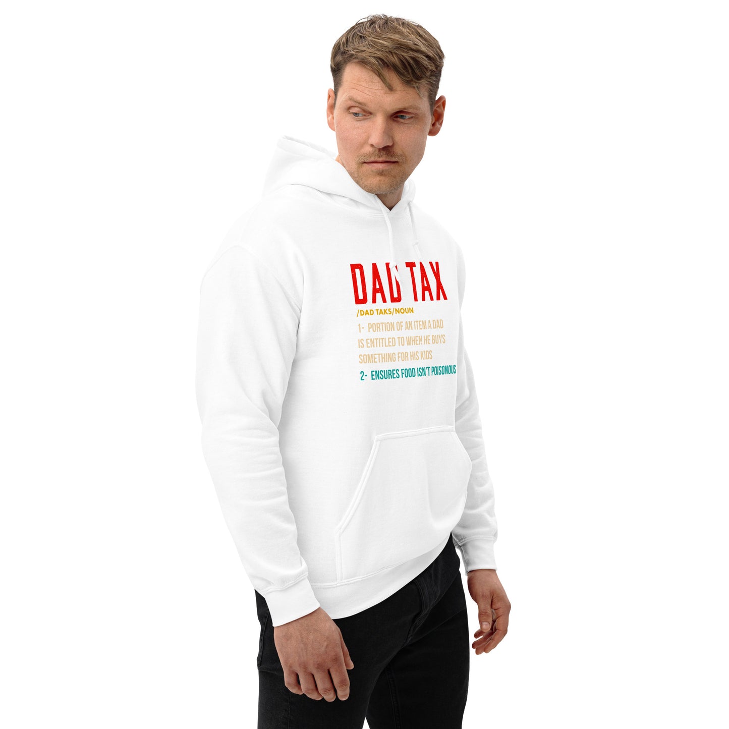 Definition of Dad Tax Hoodie - Color: Black