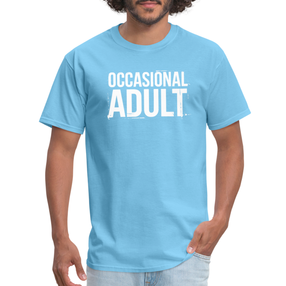 Occasional Adult T-Shirt - aquatic blue