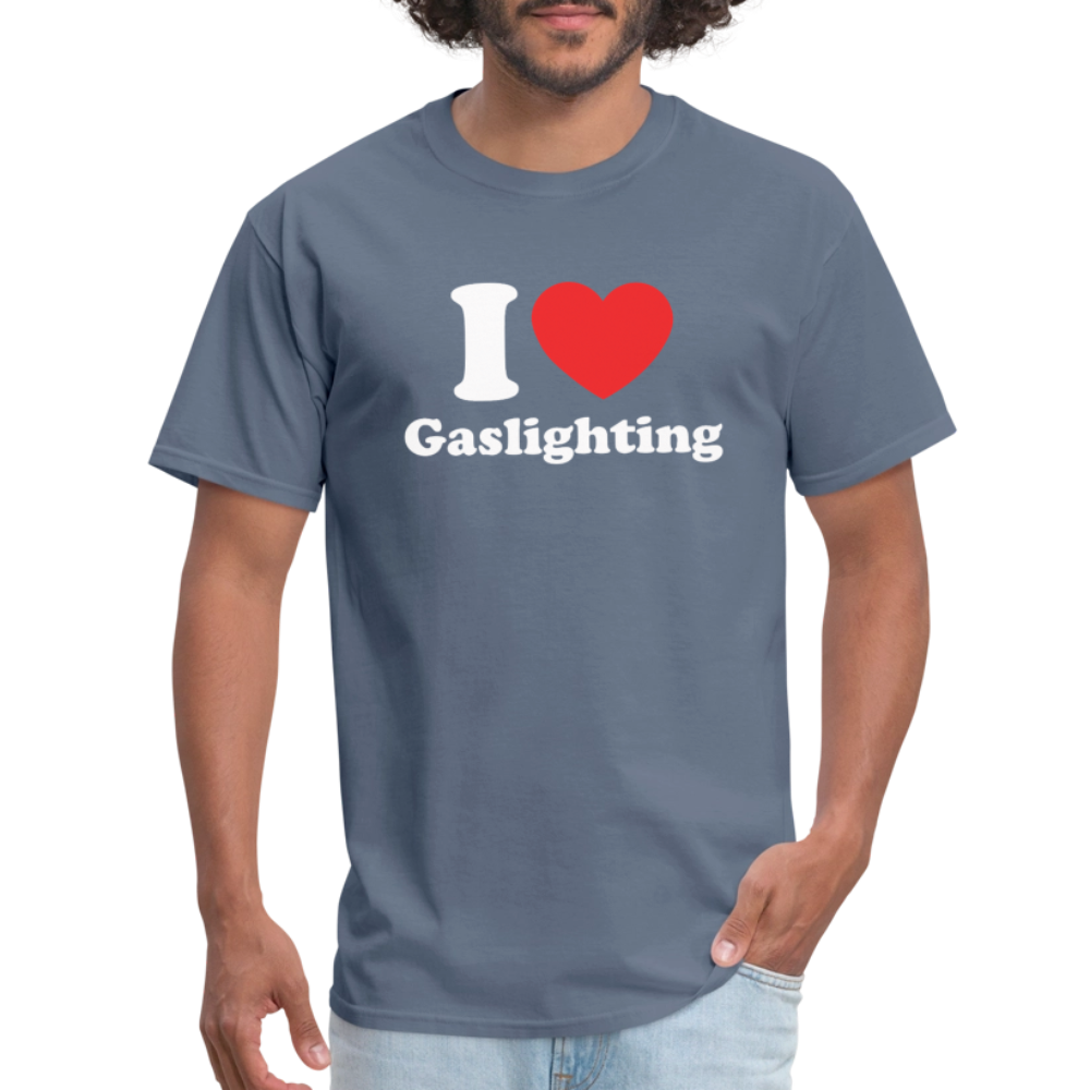 I Heart Gaslighting T-Shirt - denim