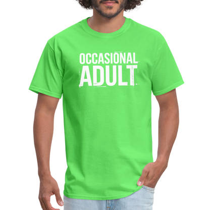 Occasional Adult T-Shirt - kiwi