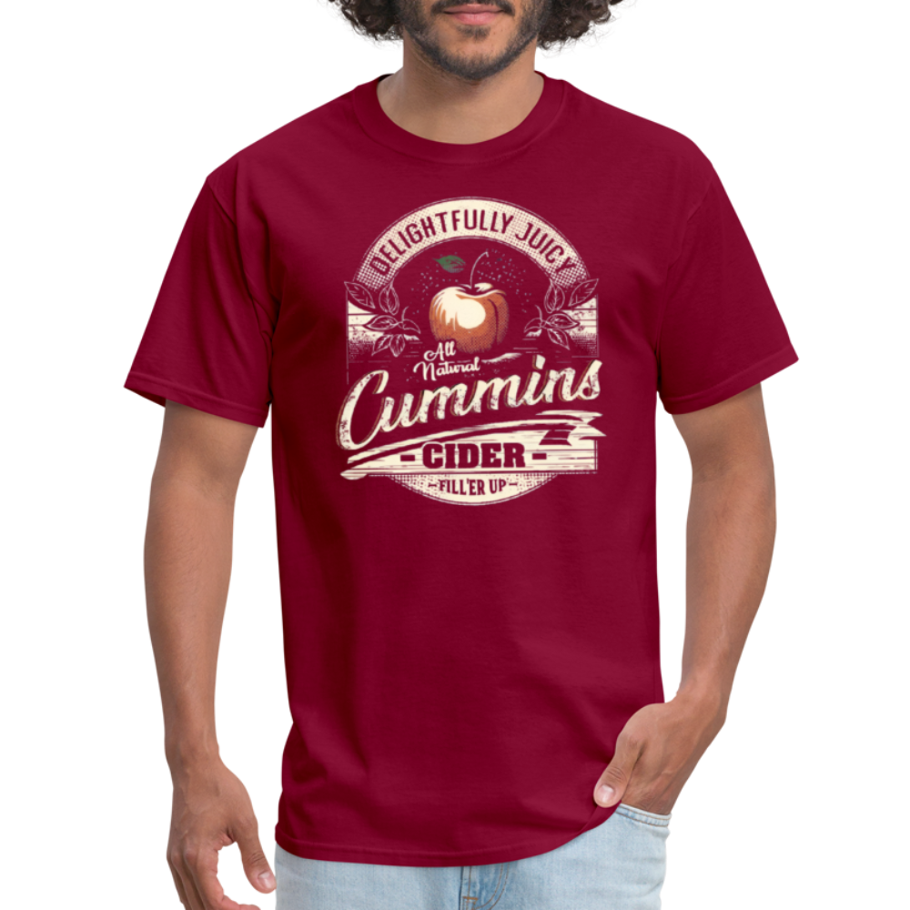 Vintage Cummins Cider T-Shirt - burgundy