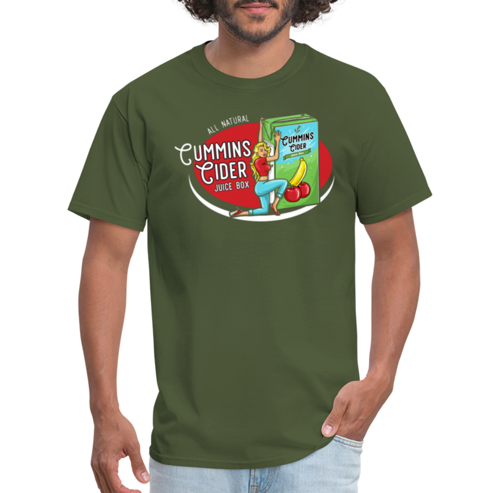 Cummins Cider Juice Box T-Shirt - military green