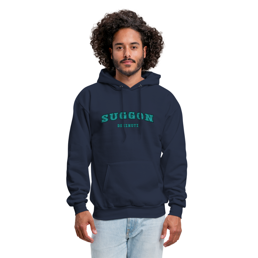 Suggon Deeznutz Hoodie (Funny Adult Humor) Color: white