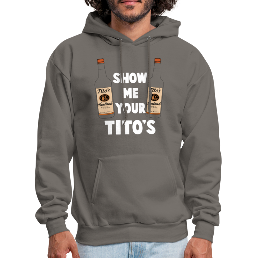 Show Me Your Tito's (Funny Vodka) Hoodie Color: Sand