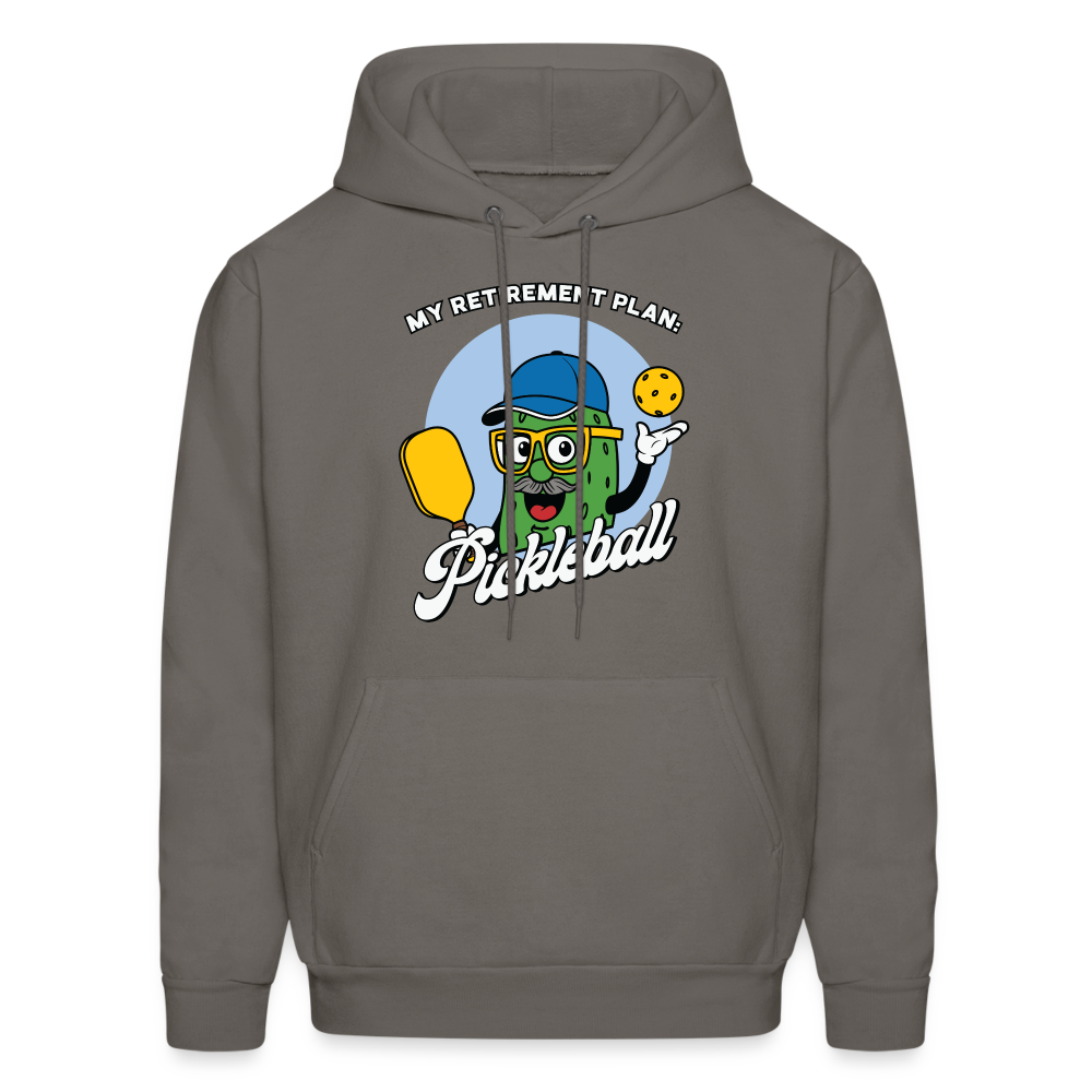 My Retirement Plan: Pickleball Hoodie - Color: asphalt gray