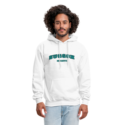 Suggon Deeznutz Hoodie (Funny Adult Humor) Color: white