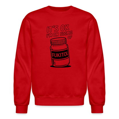 I'm 500mg of Fukitol Sweatshirt - Color: red