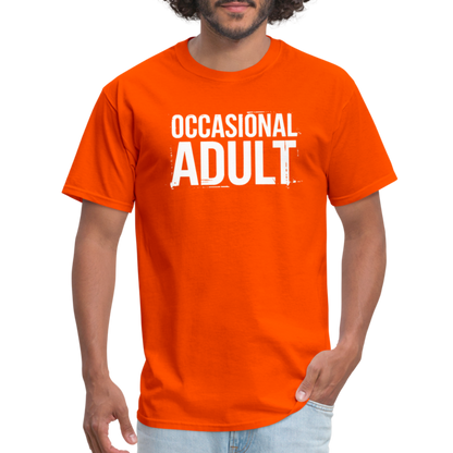 Occasional Adult T-Shirt - orange