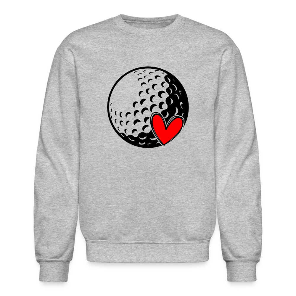 Love Golf Sweatshirt - heather gray