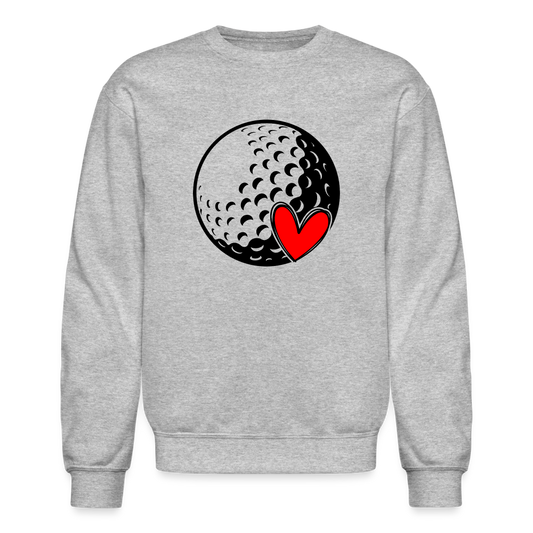 Love Golf Sweatshirt - heather gray