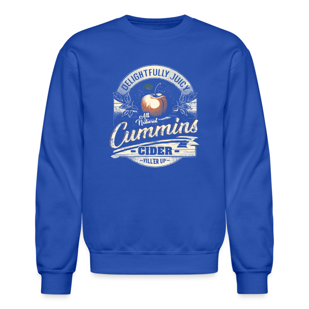 Vintage Cummins Cider Sweatshirt - royal blue