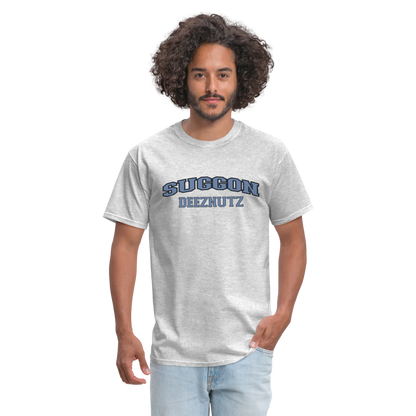 Suggon Deeznutz T-Shirt (in Blue Ball Colors - Funny Sexual Humor) Color: black