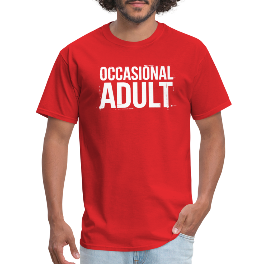 Occasional Adult T-Shirt - red