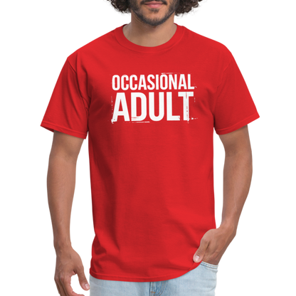 Occasional Adult T-Shirt - red