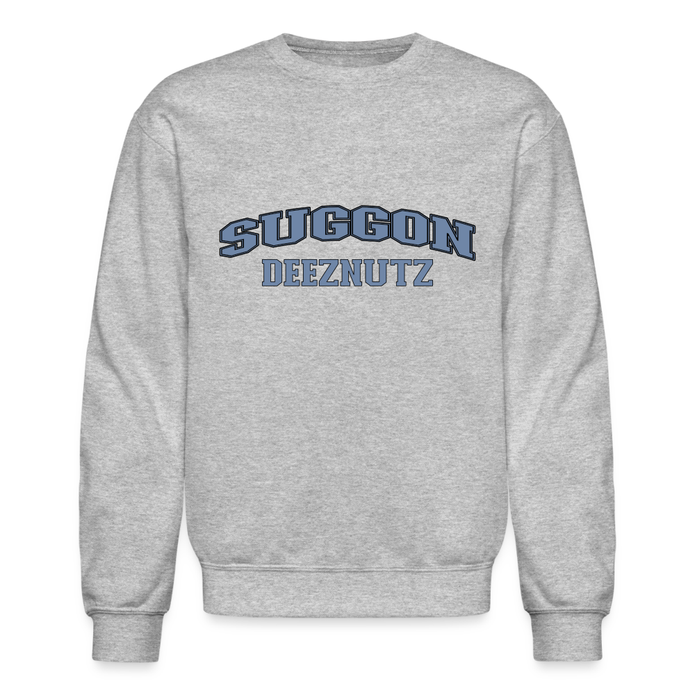 Suggon Deeznutz Sweatshirt Color: heather gray