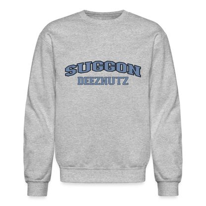 Suggon Deeznutz Sweatshirt Color: heather gray