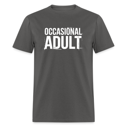 Occasional Adult T-Shirt - charcoal