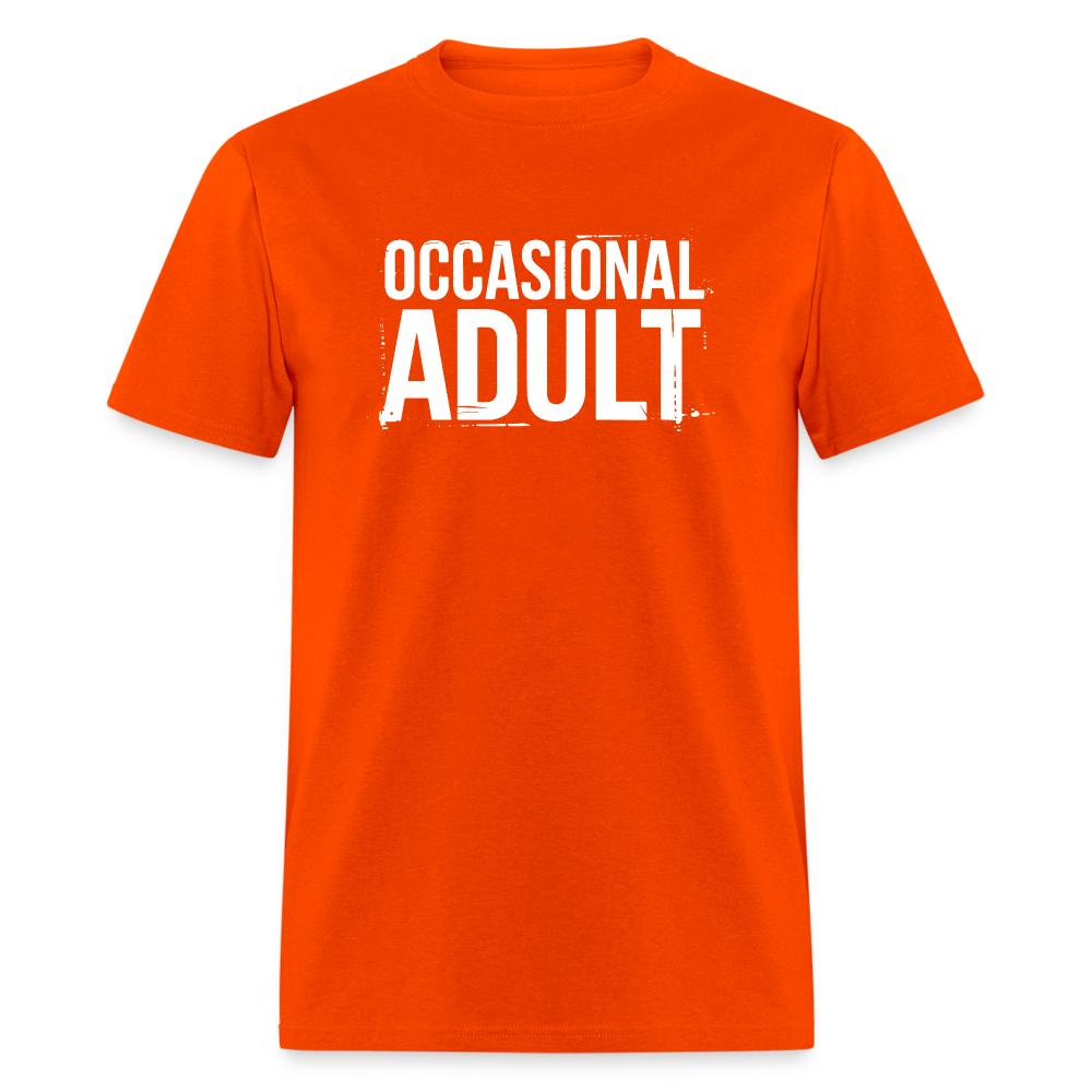 Occasional Adult T-Shirt - orange