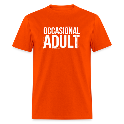 Occasional Adult T-Shirt - orange