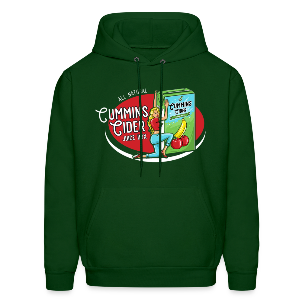 Cummins Cider Juice Box Hoodie - Color: forest green