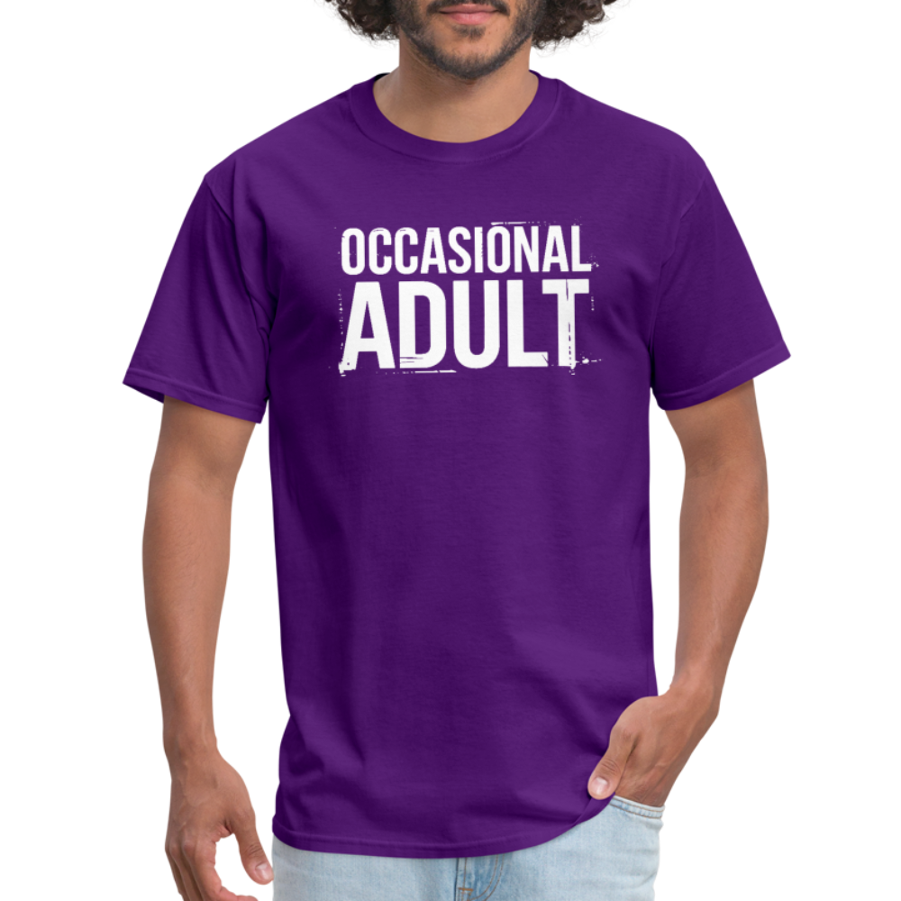 Occasional Adult T-Shirt - purple