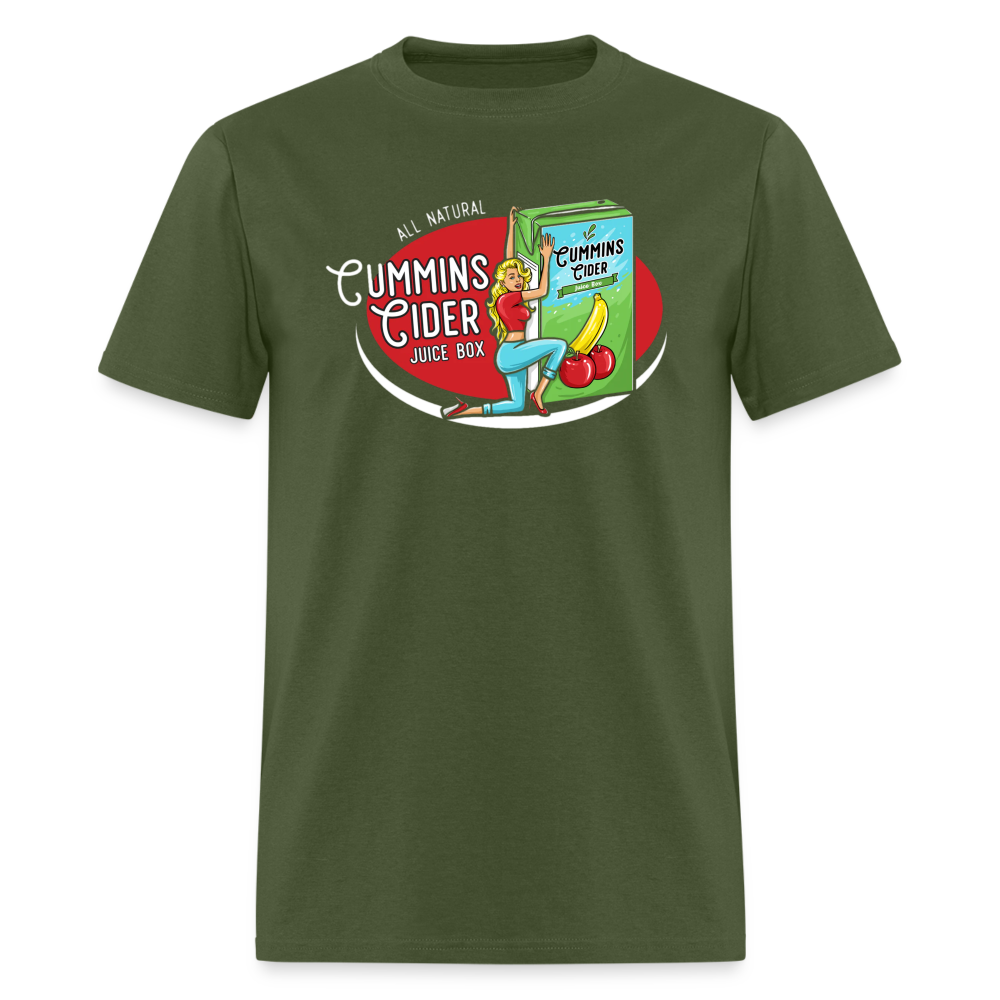 Cummins Cider Juice Box T-Shirt - military green