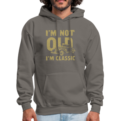 I'm Not Old I'M Classic Hoodie - Color: charcoal grey