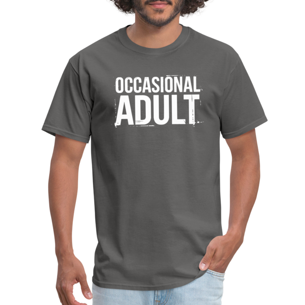 Occasional Adult T-Shirt - charcoal