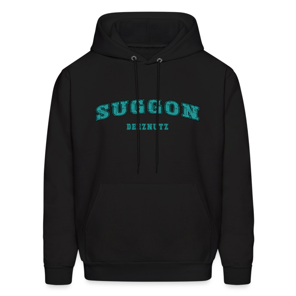 Suggon Deeznutz Hoodie (Funny Adult Humor) Color: black