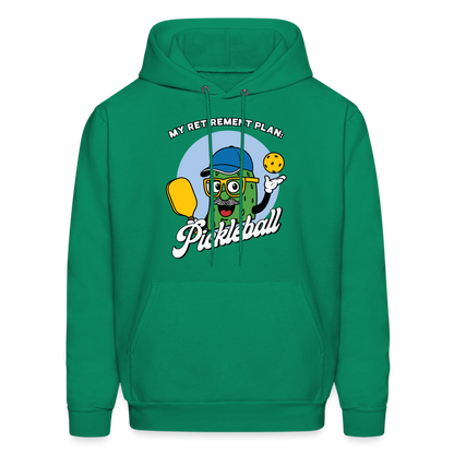 My Retirement Plan: Pickleball Hoodie - Color: kelly green