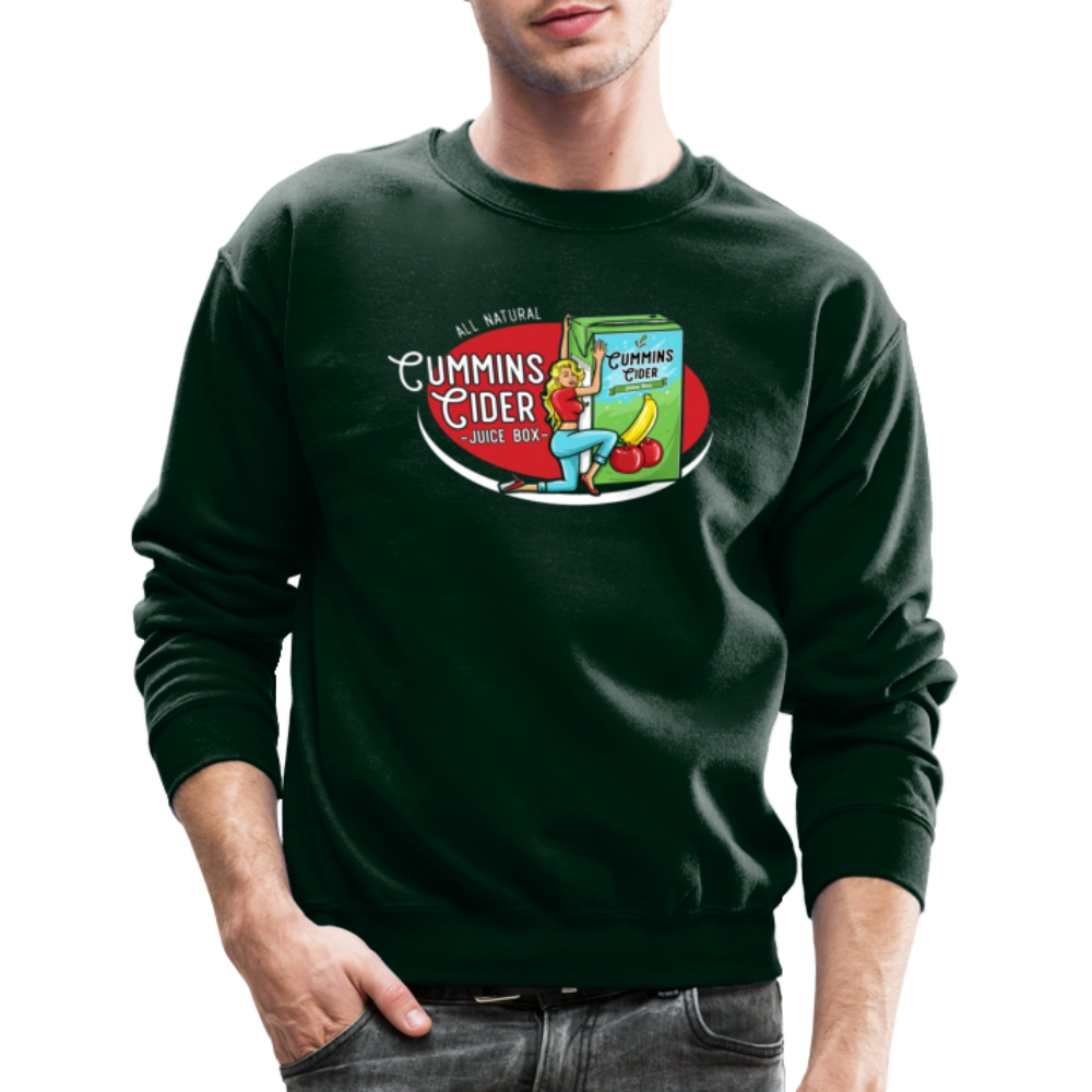 Cummins Cider Juice Box Sweatshirt - forest green