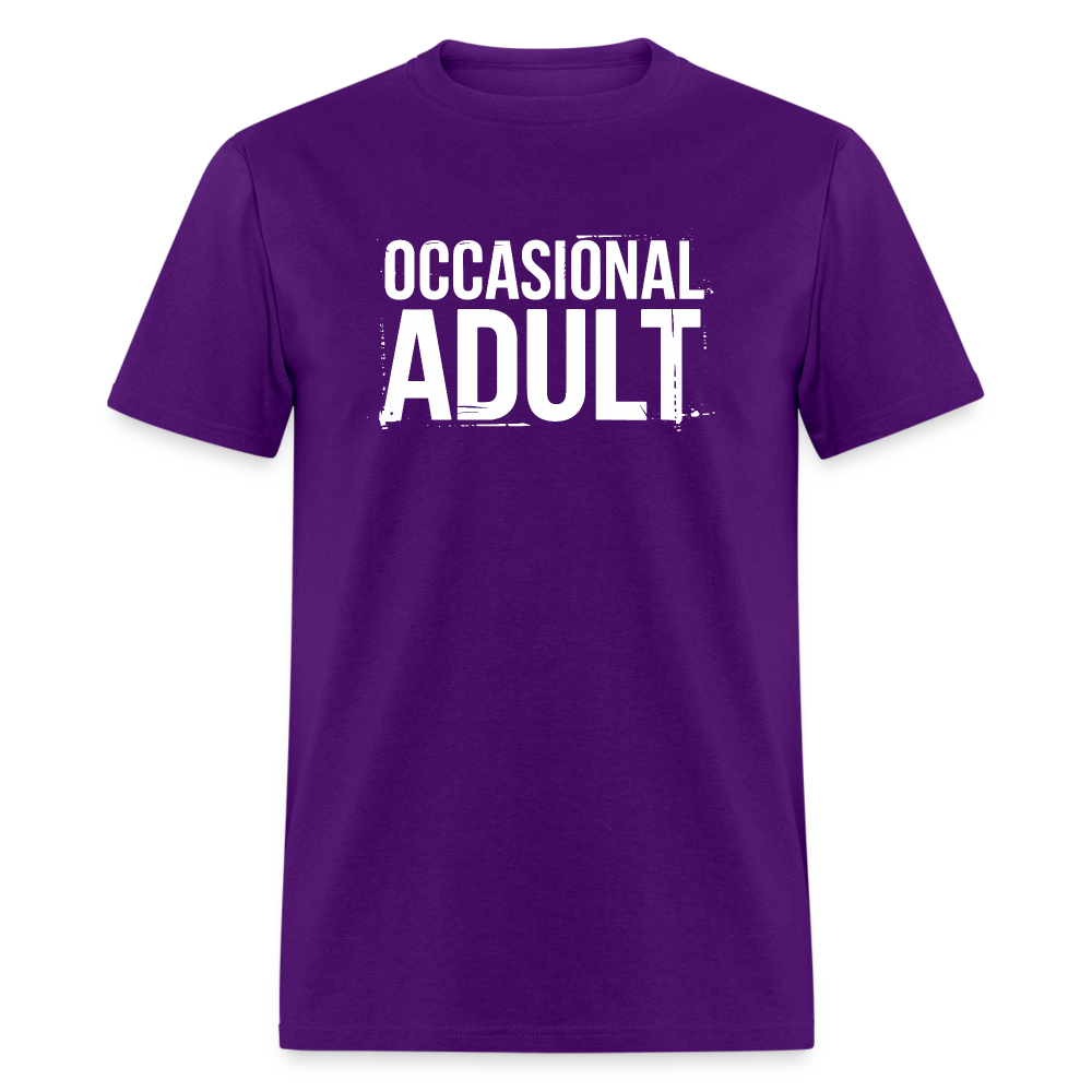 Occasional Adult T-Shirt - purple