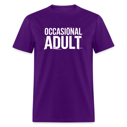 Occasional Adult T-Shirt - purple