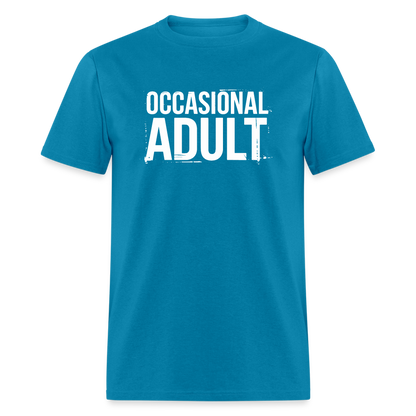 Occasional Adult T-Shirt - turquoise