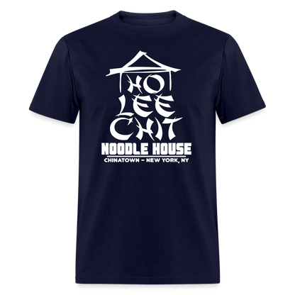 Ho Lee Chit Noodle House T-Shirt - Color: navy