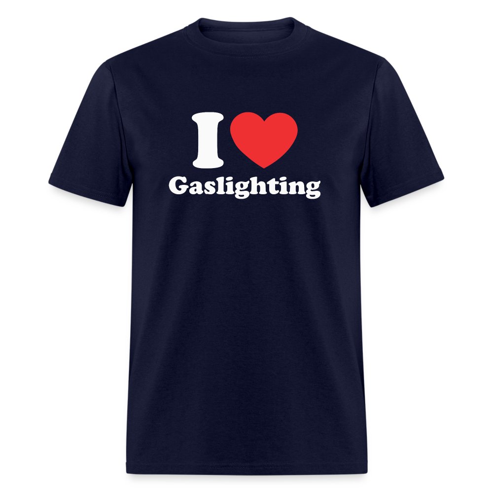 I Heart Gaslighting T-Shirt - navy