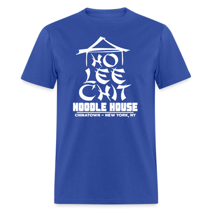 Ho Lee Chit Noodle House T-Shirt - Color: royal blue