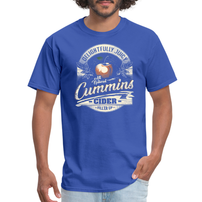 Vintage Cummins Cider T-Shirt - royal blue