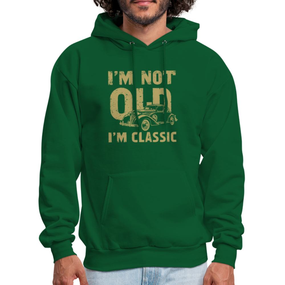 I'm Not Old I'M Classic Hoodie - Color: charcoal grey