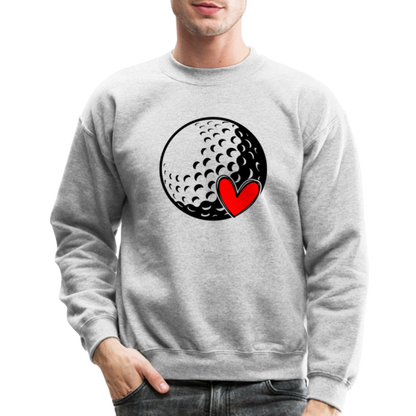 Love Golf Sweatshirt - heather gray