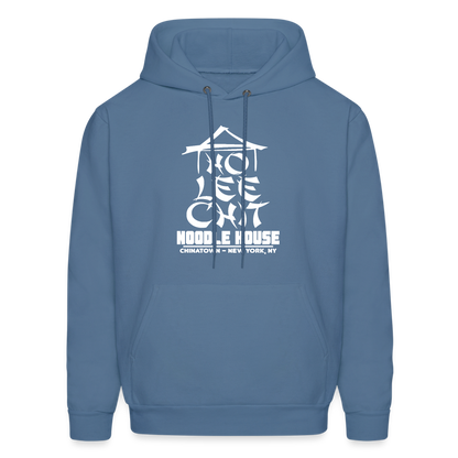 Ho Lee Chit Noodle House Hoodie - Color: denim blue