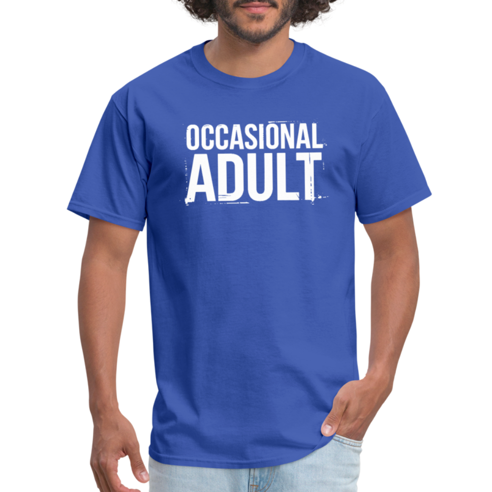 Occasional Adult T-Shirt - royal blue