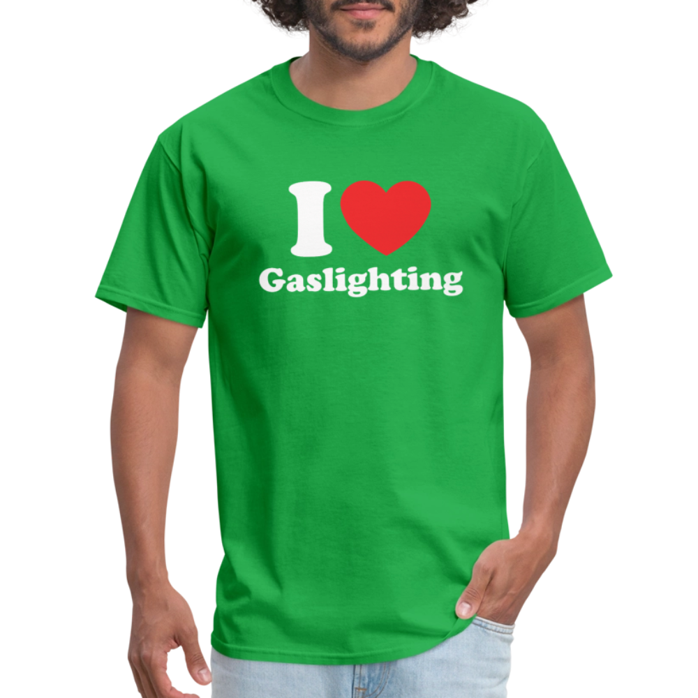 I Heart Gaslighting T-Shirt - bright green