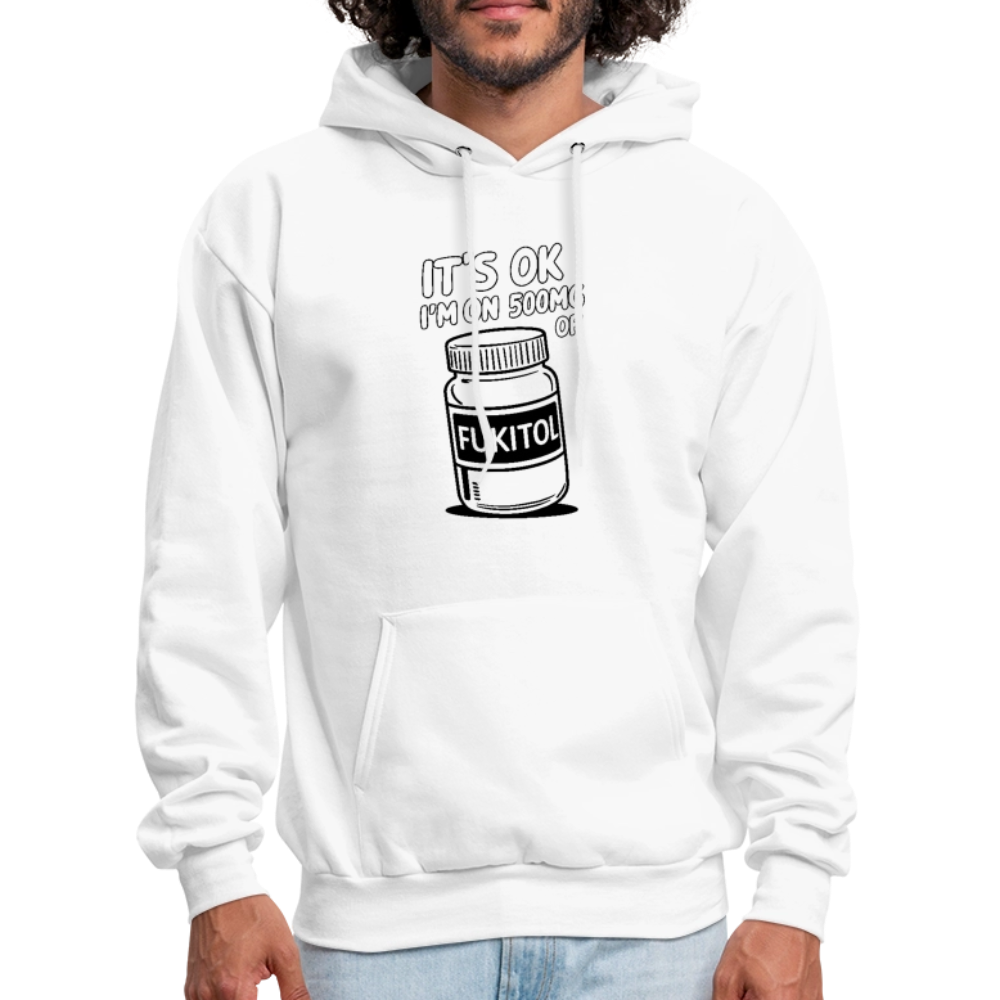 I'm 500mg of Fukitol Hoodie - Color: white