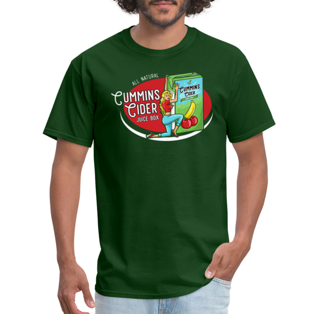 Cummins Cider Juice Box T-Shirt - forest green