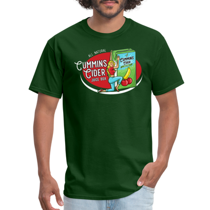 Cummins Cider Juice Box T-Shirt - forest green