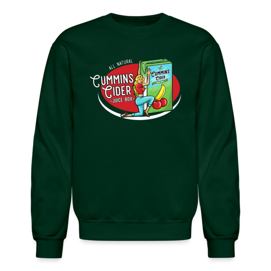 Cummins Cider Juice Box Sweatshirt - forest green